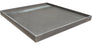 Shower Tray With Channel Grate Stainless Oval Slotted Lid