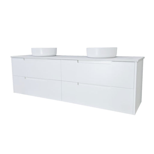 Verona Wall Hung Matte White Vanity