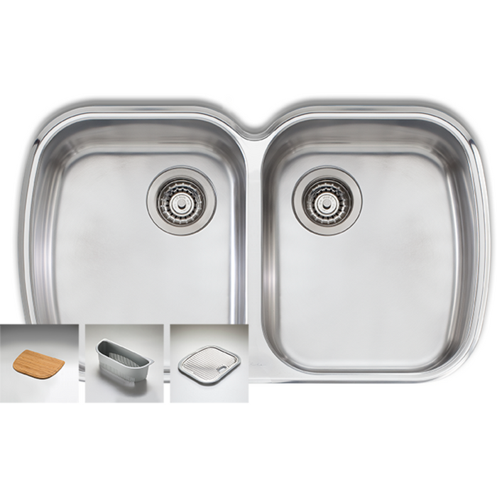 Monet Double Bowl Undermount Sink